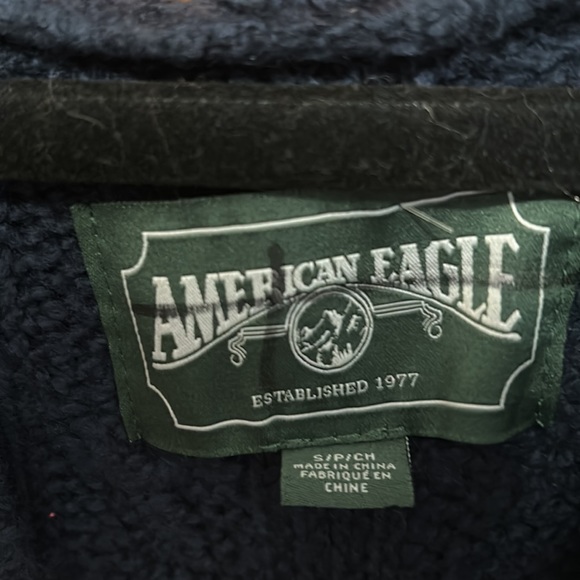 NWOT American Eagle Cable Knit Hooded Sweater - Picture 3 of 6